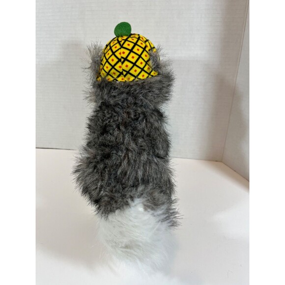 Pineapple Stay Pineapple Huskey Dog Puppy Stuffed Animal Plush - Picture 7 of 11